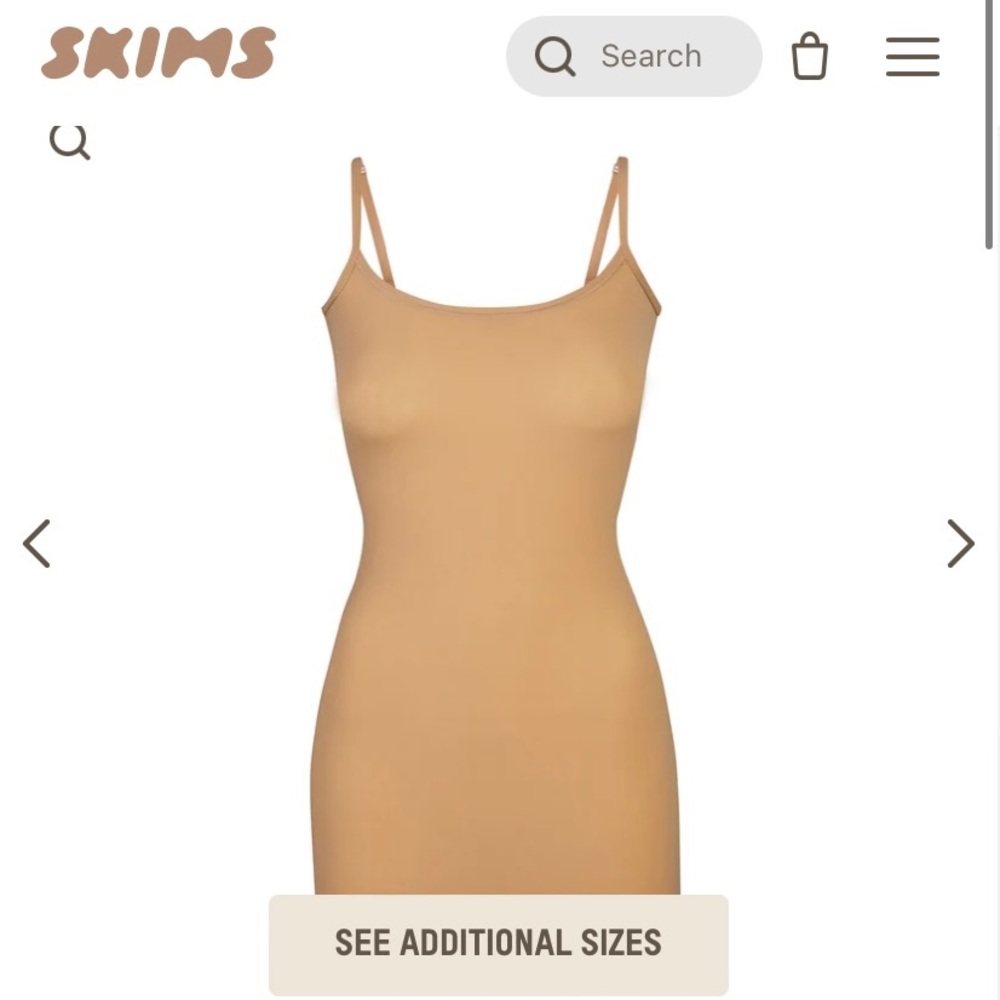 SKIMS- FITS EVERYBODY SLIP DRESS